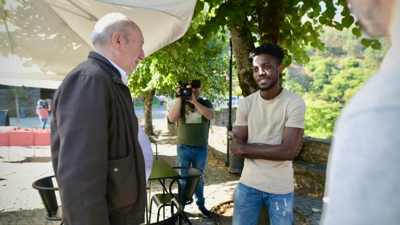 Visita e contacto com a população de Piódão