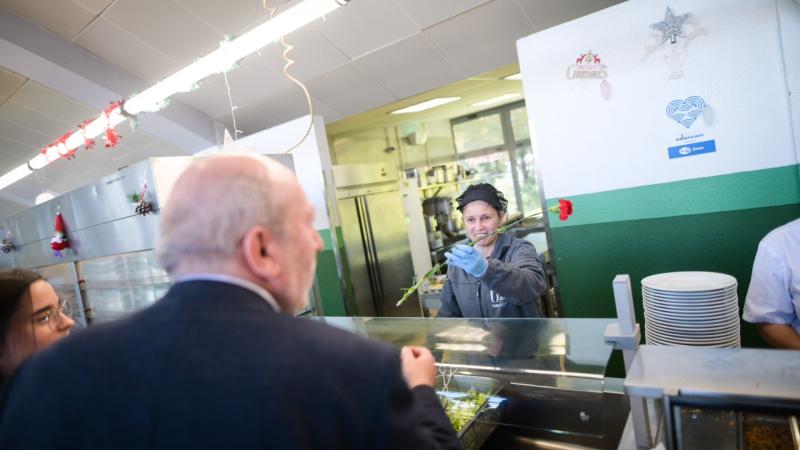 Almoço com Estudantes