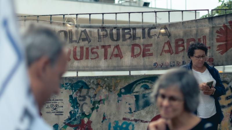 Contacto com trabalhadores do piquete de greve