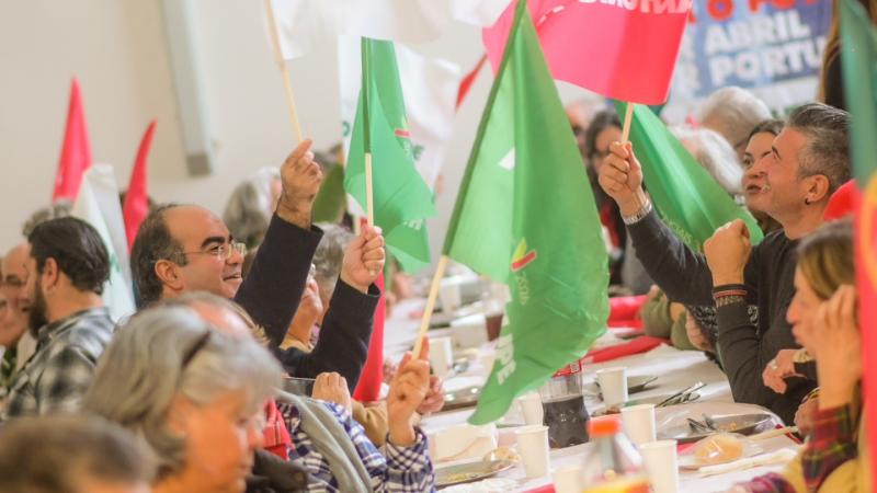 Almoço com apoiantes na Amadora